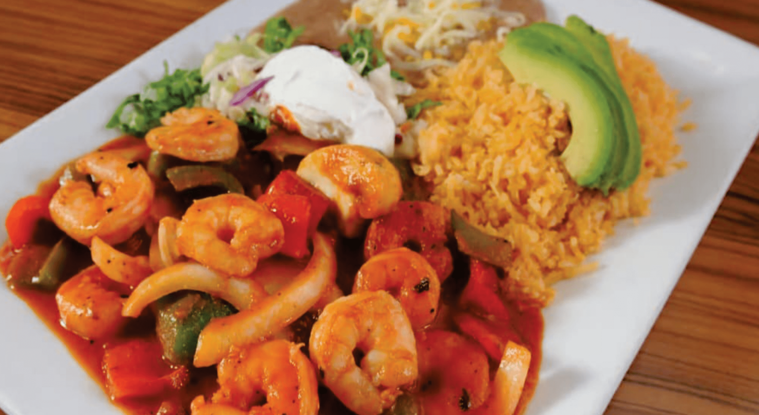 Camarones salteados / Sautéed shrimp