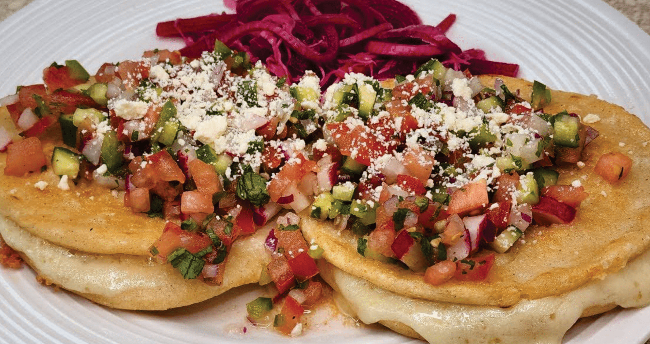 Tortilla con quesillo / Tortillas with cheese